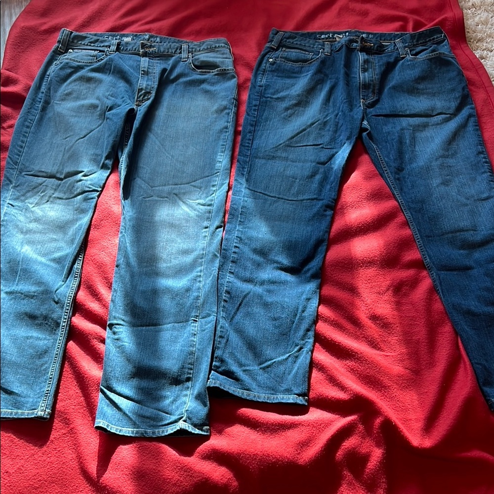 BUNDLE: Get Both for 2 for $20 Carhartt Blue Relaxed Jeans